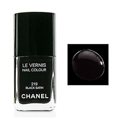 chanel black satin nail polish limited edition|chanel vernis nail polish.